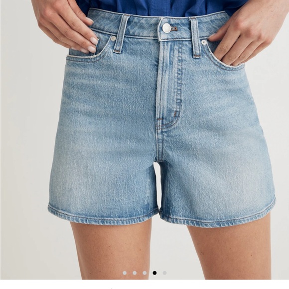 Madewell Perfect Vintage Mid-length Short wainfleet wash - Picture 1 of 7